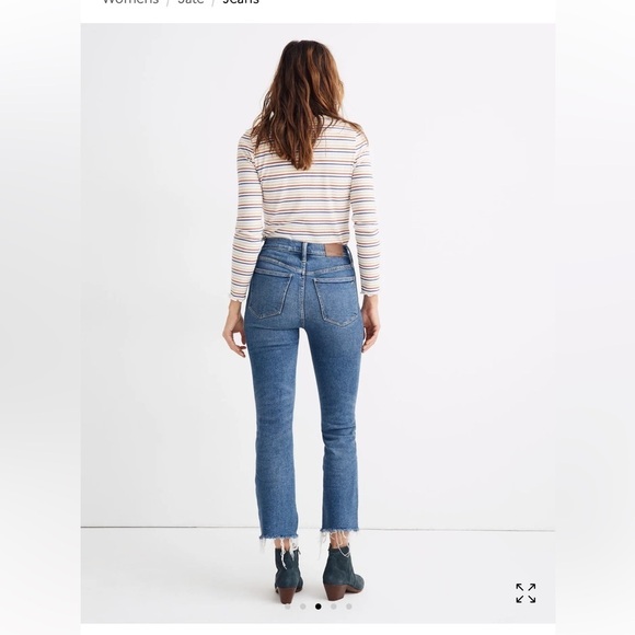 Madewell Cali Demi Boot Cut Jeans 24 P - Picture 3 of 10